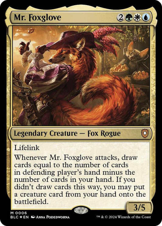 Mr. Foxglove [Commander: Bloomburrow] 6