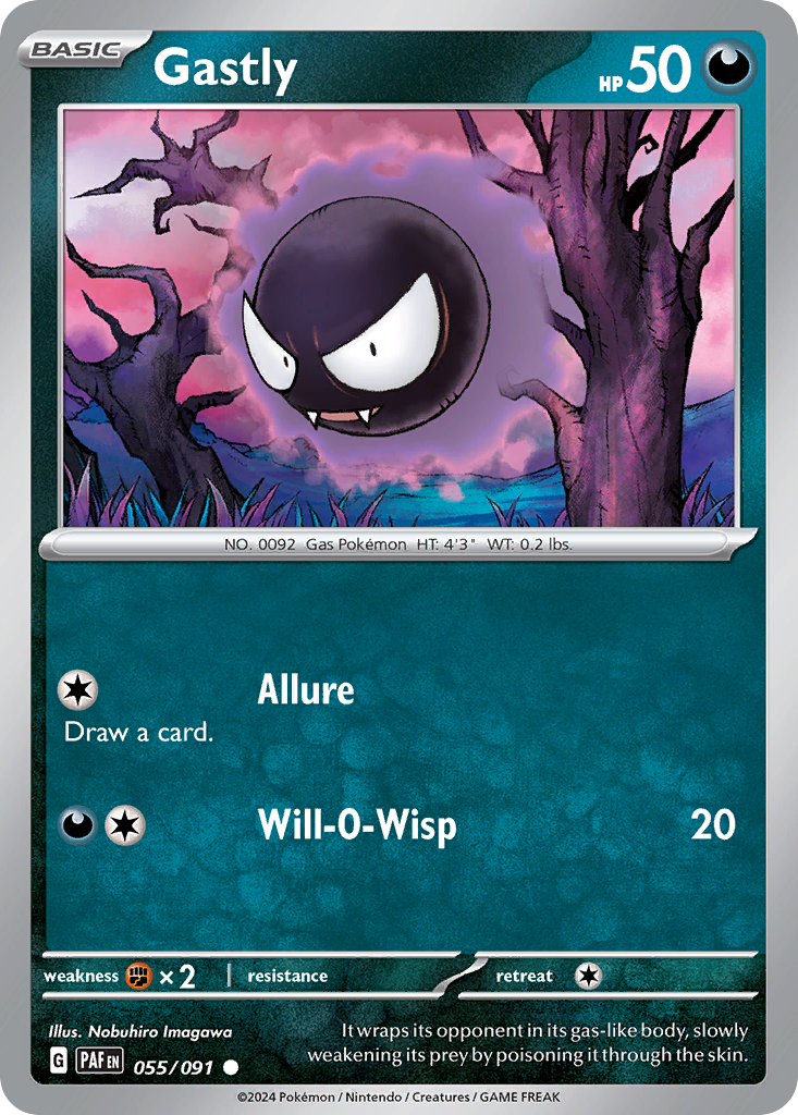 Gastly - 55/91 Paldean Fates