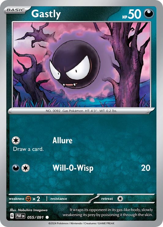 Gastly - 55/91 Paldean Fates