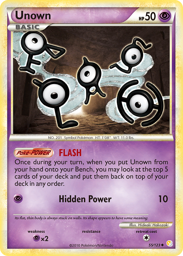 Unown - 55/123 HeartGold & SoulSilver