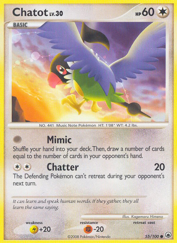 Chatot - 55/100 Majestic Dawn