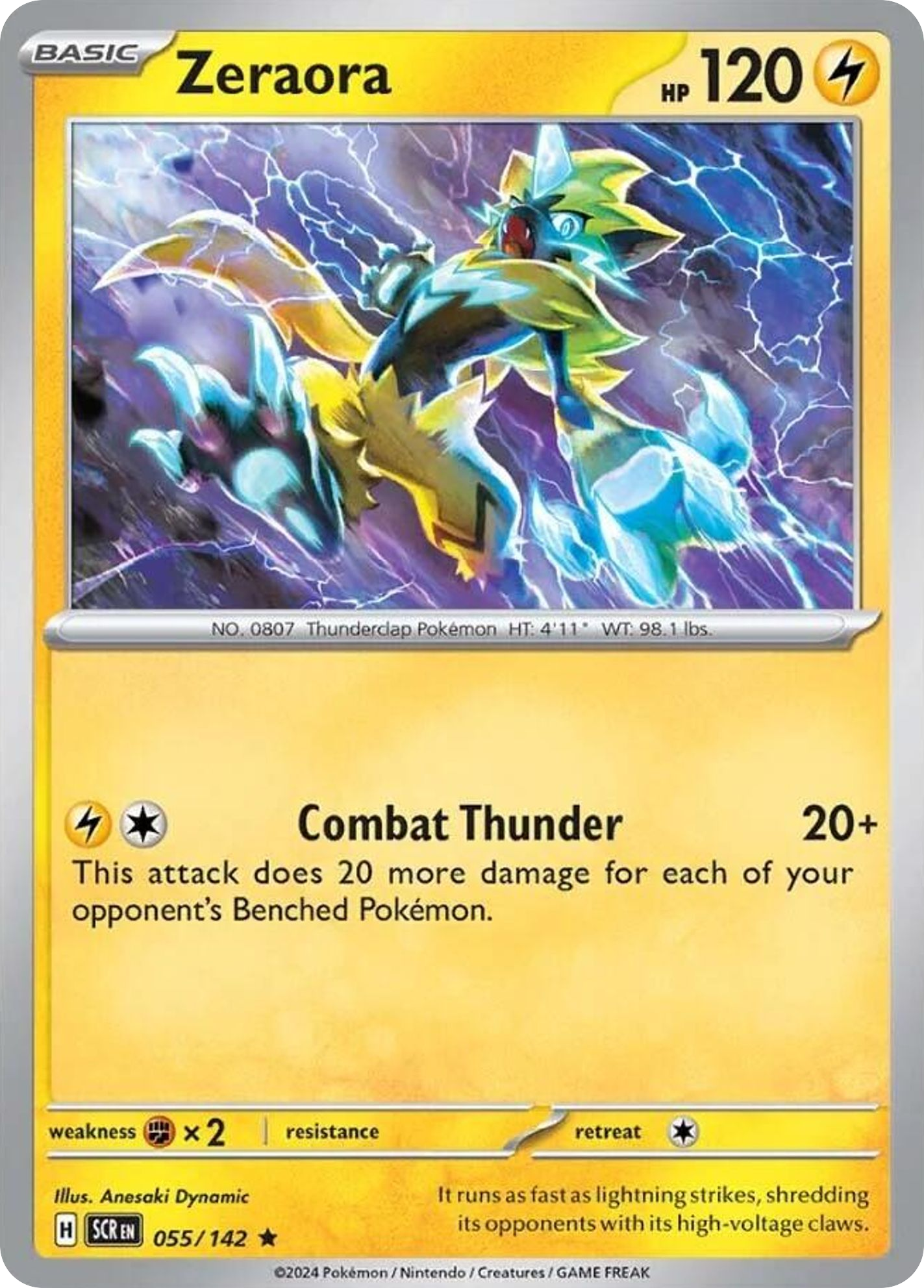 Zeraora - 55/142 Stellar Crown