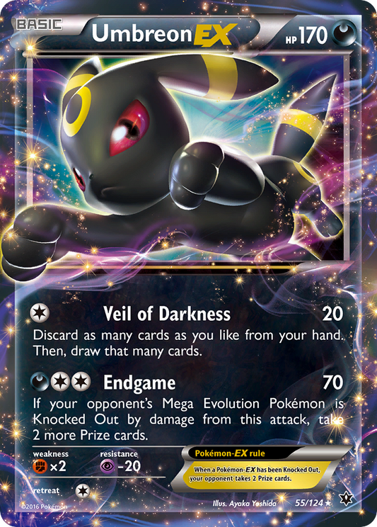 Umbreon-EX - 55/124 Fates Collide