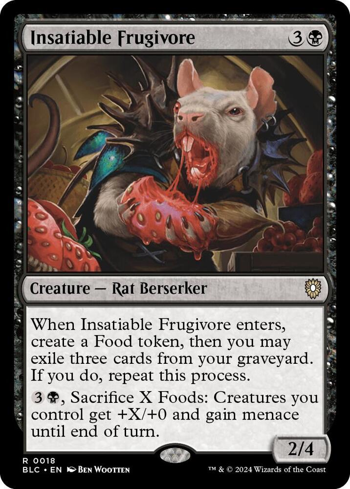 Insatiable Frugivore [Commander: Bloomburrow] 18