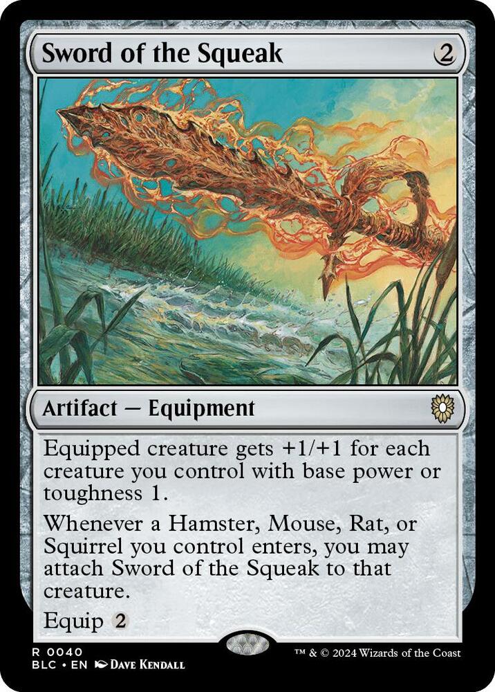 Sword of the Squeak [Commander: Bloomburrow] 40