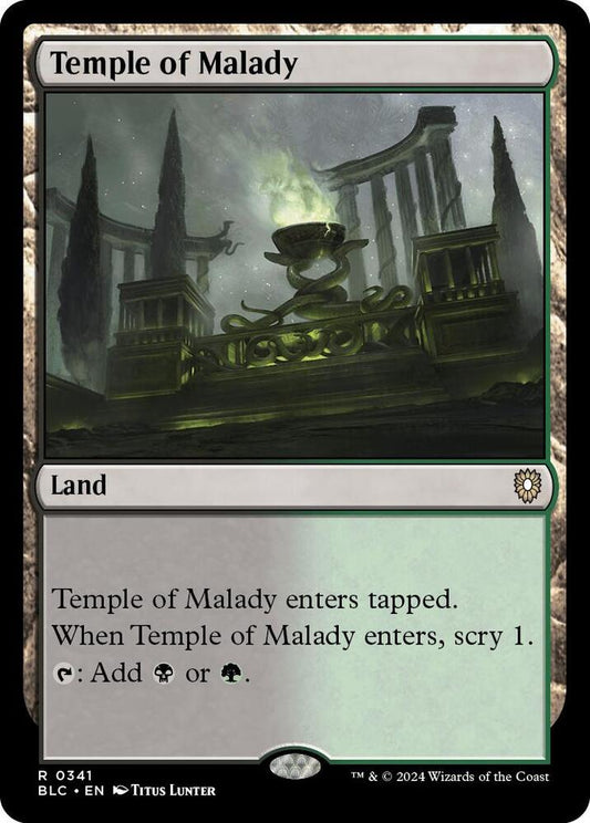 Temple of Malady [Commander: Bloomburrow] 341