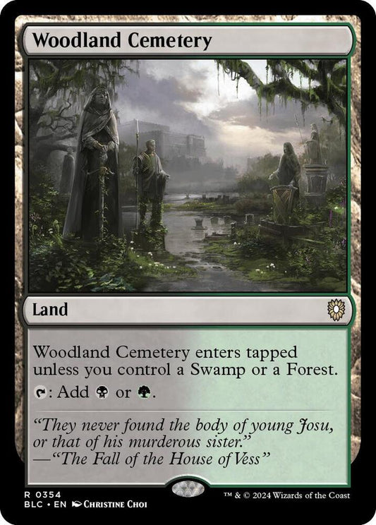 Woodland Cemetery [Commander: Bloomburrow] 354