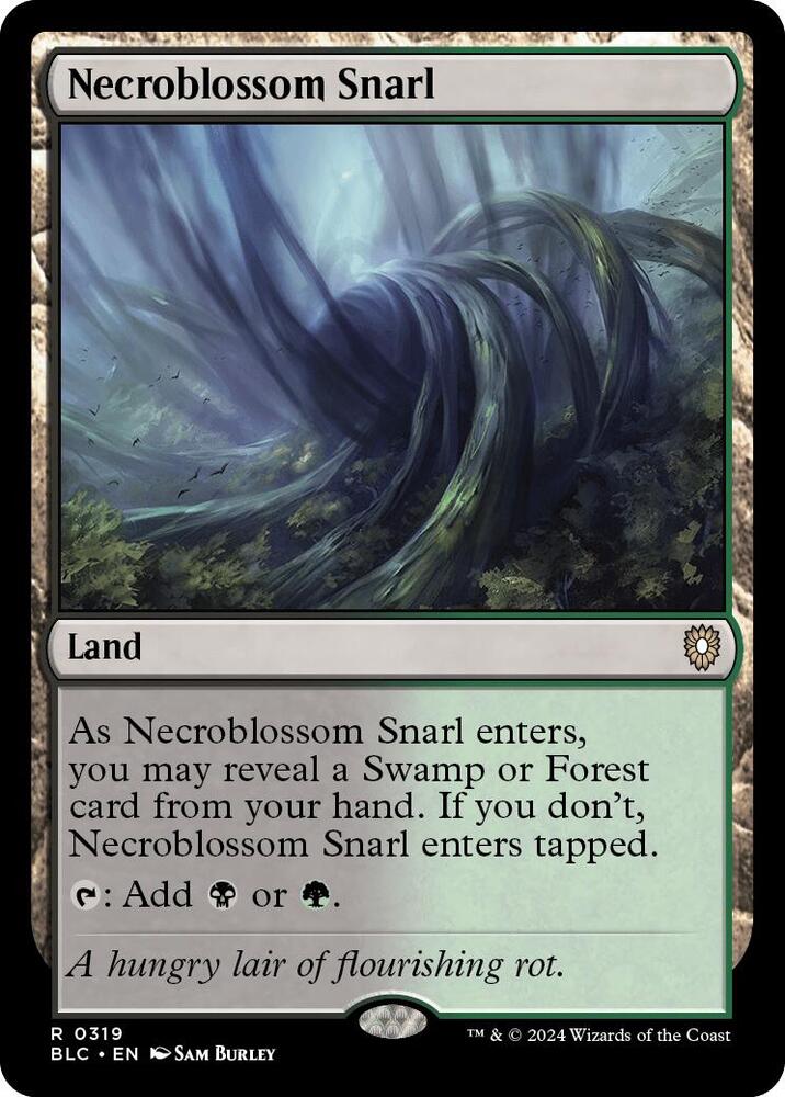 Necroblossom Snarl [Commander: Bloomburrow] 319