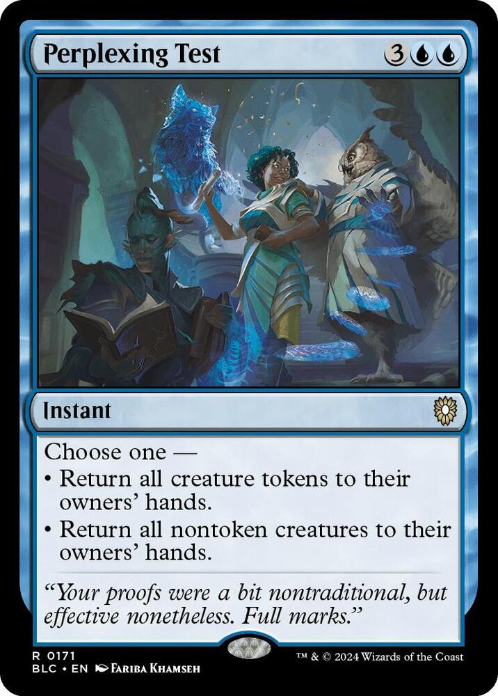 Perplexing Test [Commander: Bloomburrow] 171