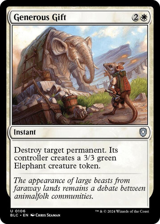 Generous Gift [Commander: Bloomburrow] 106