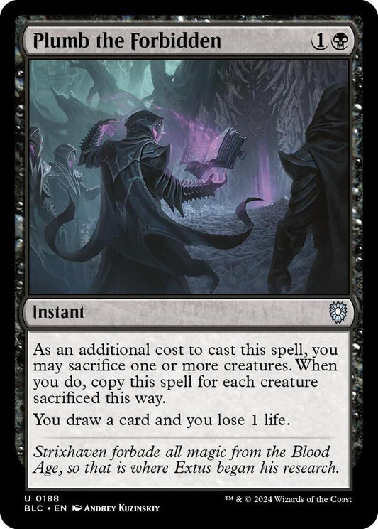 Plumb the Forbidden [Commander: Bloomburrow] 188