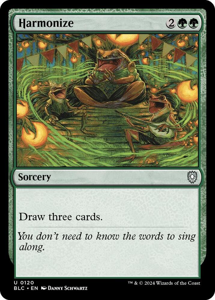 Harmonize [Commander: Bloomburrow] 120