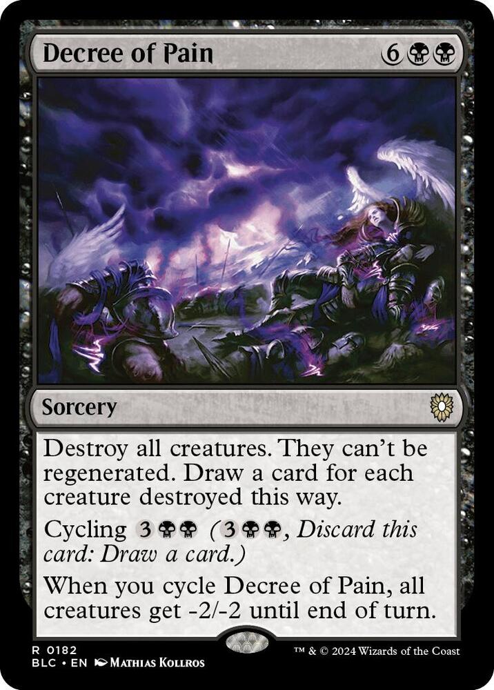 Decree of Pain [Commander: Bloomburrow] 182