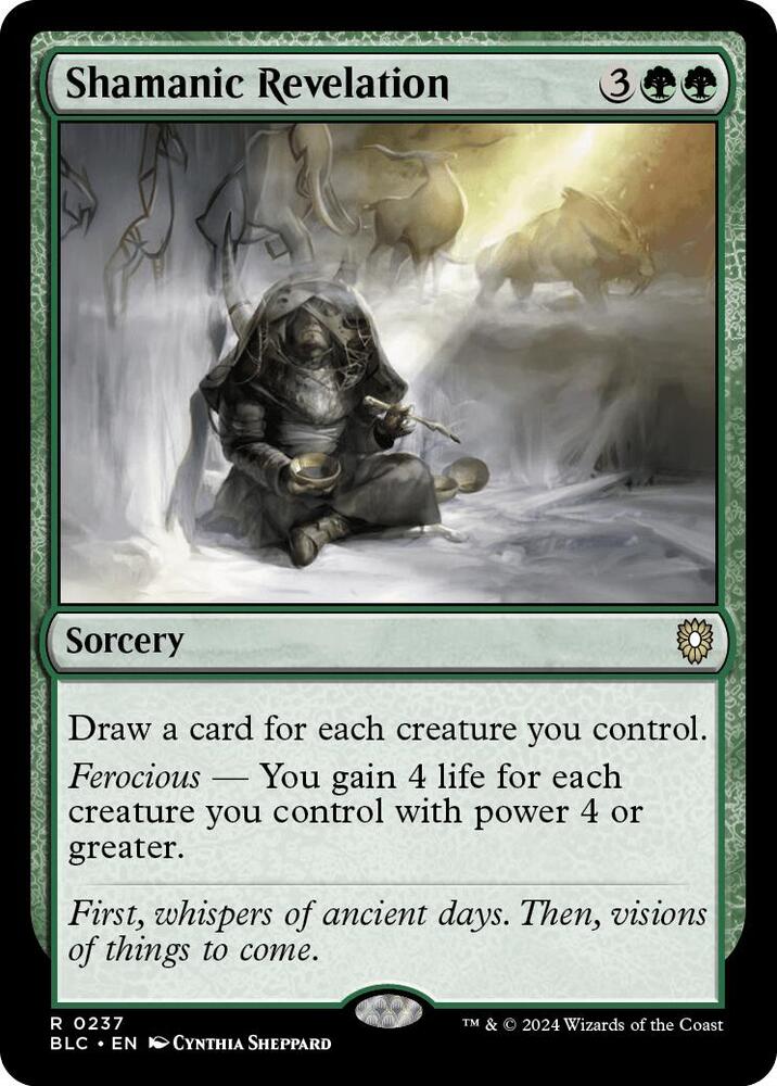 Shamanic Revelation [Commander: Bloomburrow] 237