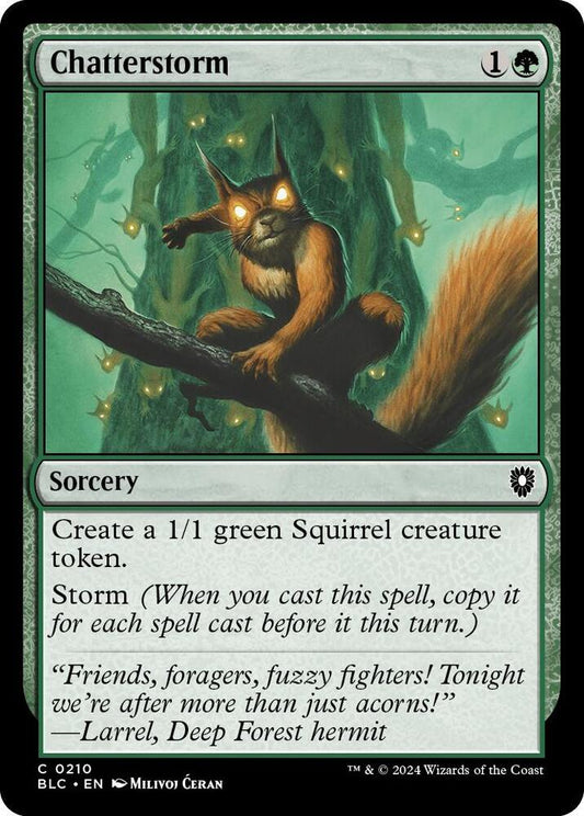 Chatterstorm [Commander: Bloomburrow] 210