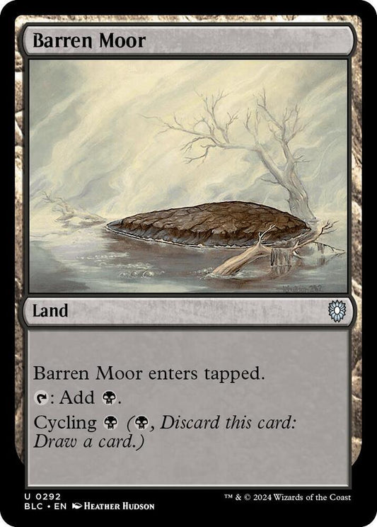 Barren Moor [Commander: Bloomburrow] 292
