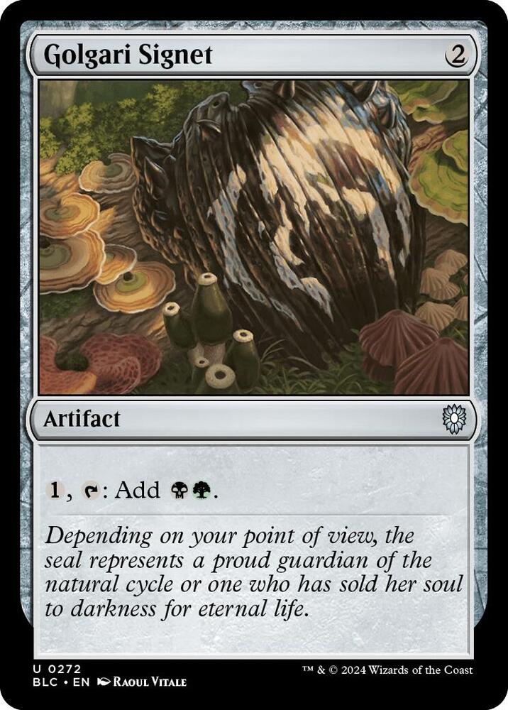 Golgari Signet [Commander: Bloomburrow] 272