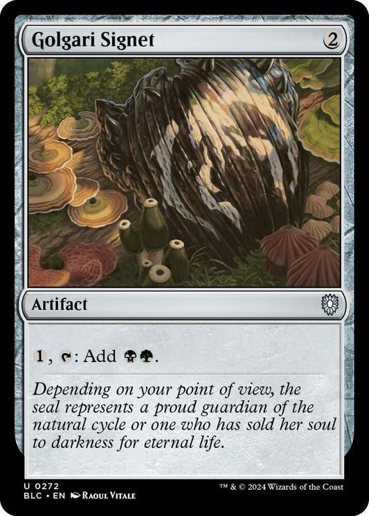 Golgari Signet [Commander: Bloomburrow] 272