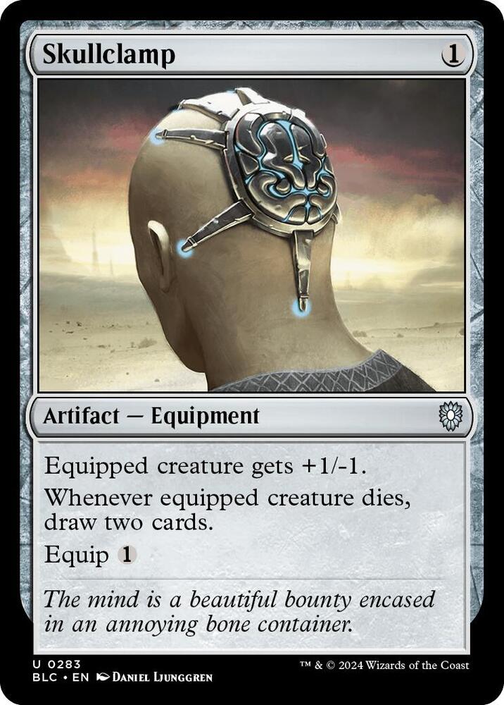 Skullclamp [Commander: Bloomburrow] 283