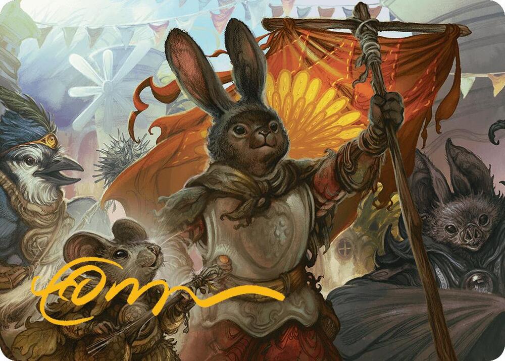 Valley Questcaller 2 Art Card (Gold-Stamped Signature) [Art Series: Bloomburrow] 37