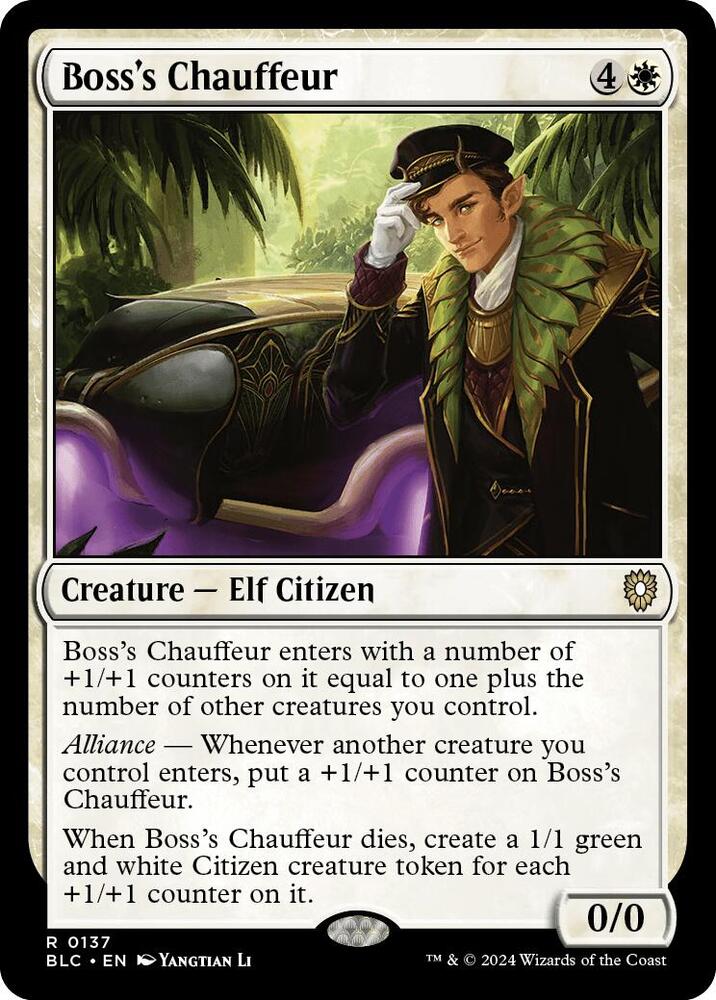Boss's Chauffeur [Commander: Bloomburrow] 137