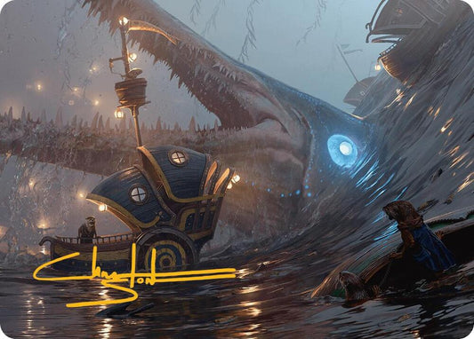Eluge, the Shoreless Sea Art Card (Gold-Stamped Signature) [Art Series: Bloomburrow] 6