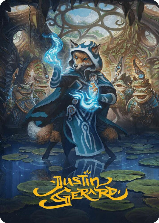Jace, the Mind Sculptor Art Card (Gold-Stamped Signature) [Art Series: Bloomburrow] 49