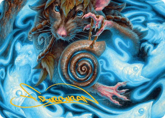 Mind Spiral Art Card (Gold-Stamped Signature) [Art Series: Bloomburrow] 8