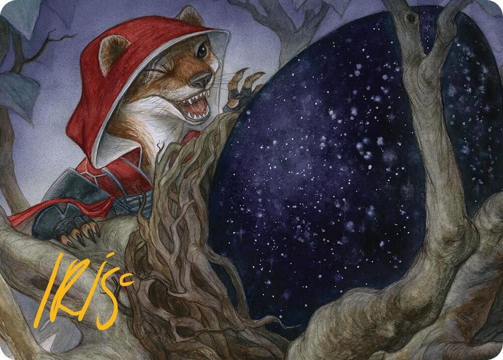 Cruelclaw's Heist Art Card (Gold-Stamped Signature) [Art Series: Bloomburrow] 46