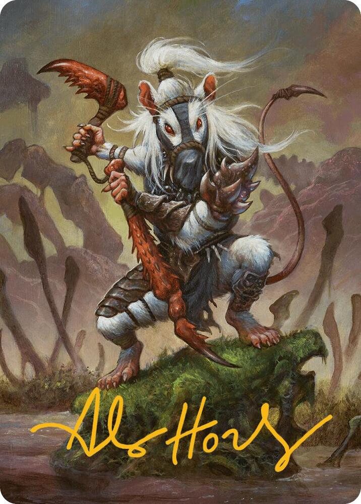 Ink-Eyes, Servant of Oni Art Card (Gold-Stamped Signature) [Art Series: Bloomburrow] 50