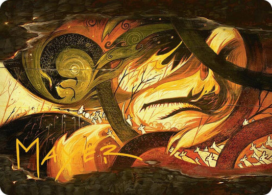 Season of Loss Art Card (Gold-Stamped Signature) [Art Series: Bloomburrow] 17