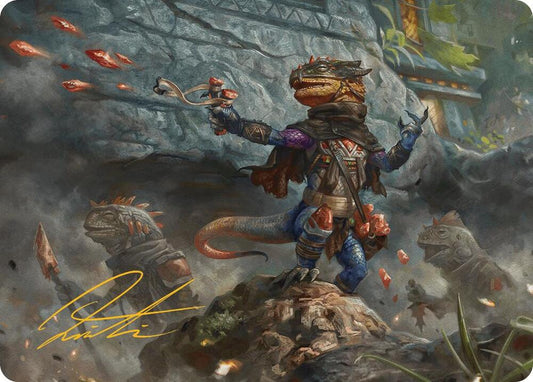 Agate Instigator Art Card (Gold-Stamped Signature) [Art Series: Bloomburrow] 33