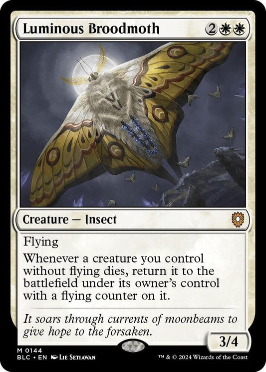 Luminous Broodmoth [Commander: Bloomburrow] 144