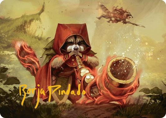 Raccoon Rallier Art Card (Gold-Stamped Signature) [Art Series: Bloomburrow] 20