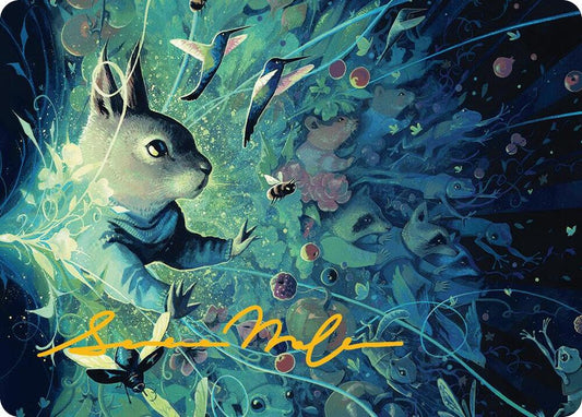 For the Common Good Art Card (22/54) (Gold-Stamped Signature) [Art Series: Bloomburrow] 22