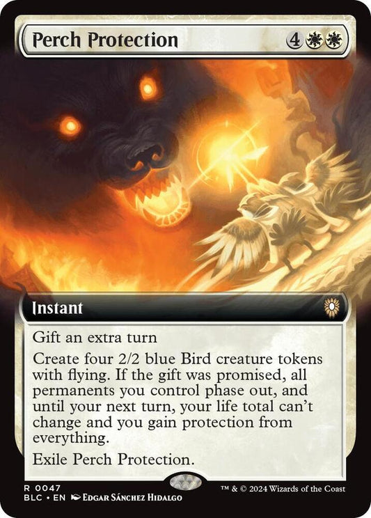 Perch Protection (Extended Art) [Commander: Bloomburrow] 47