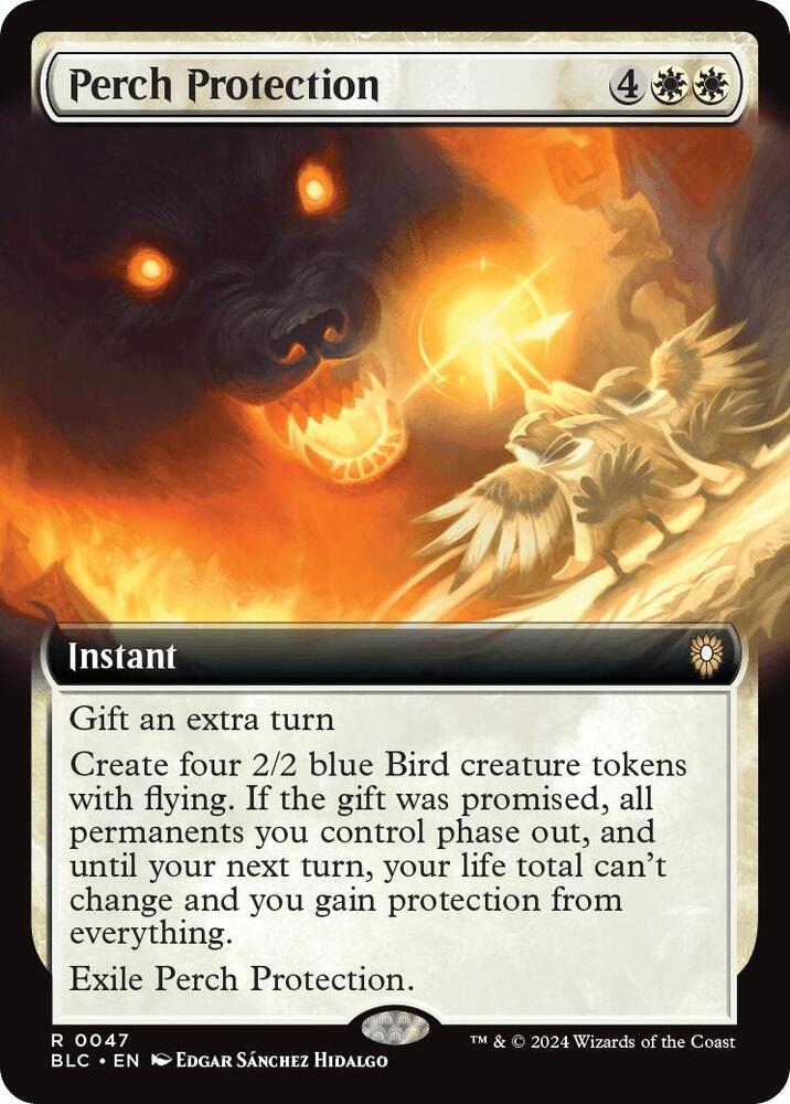 Perch Protection (Extended Art) [Commander: Bloomburrow] 47