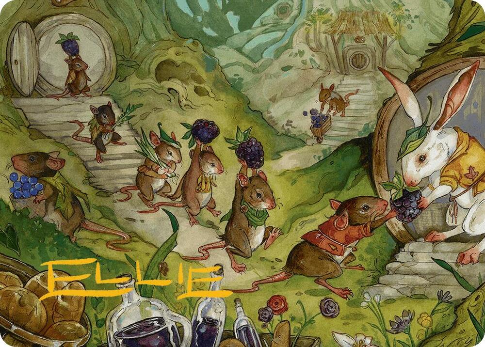 For the Common Good Art Card (43/54) (Gold-Stamped Signature) [Art Series: Bloomburrow] 43