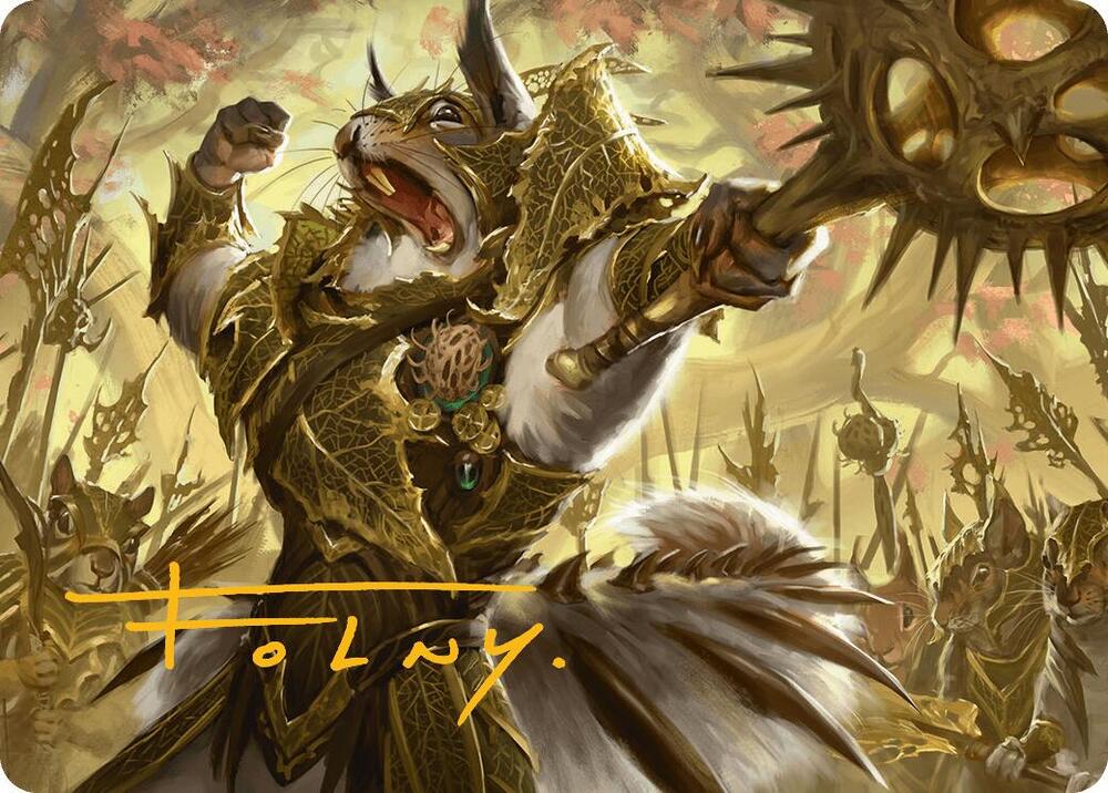 Honored Dreyleader Art Card (Gold-Stamped Signature) [Art Series: Bloomburrow] 23