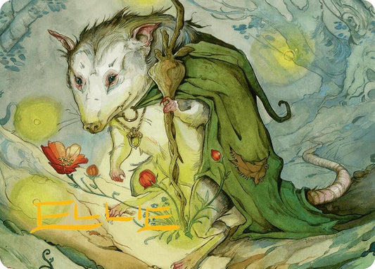 Tender Wildguide Art Card (Gold-Stamped Signature) [Art Series: Bloomburrow] 34
