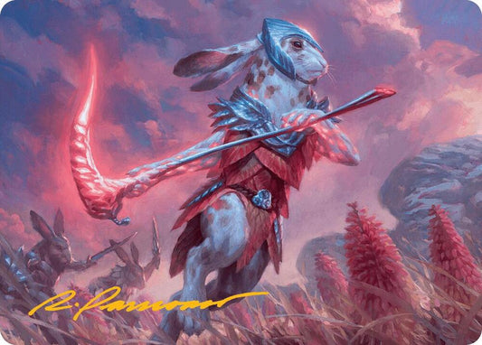 Baylen, the Haymaker Art Card (Gold-Stamped Signature) [Art Series: Bloomburrow] 25