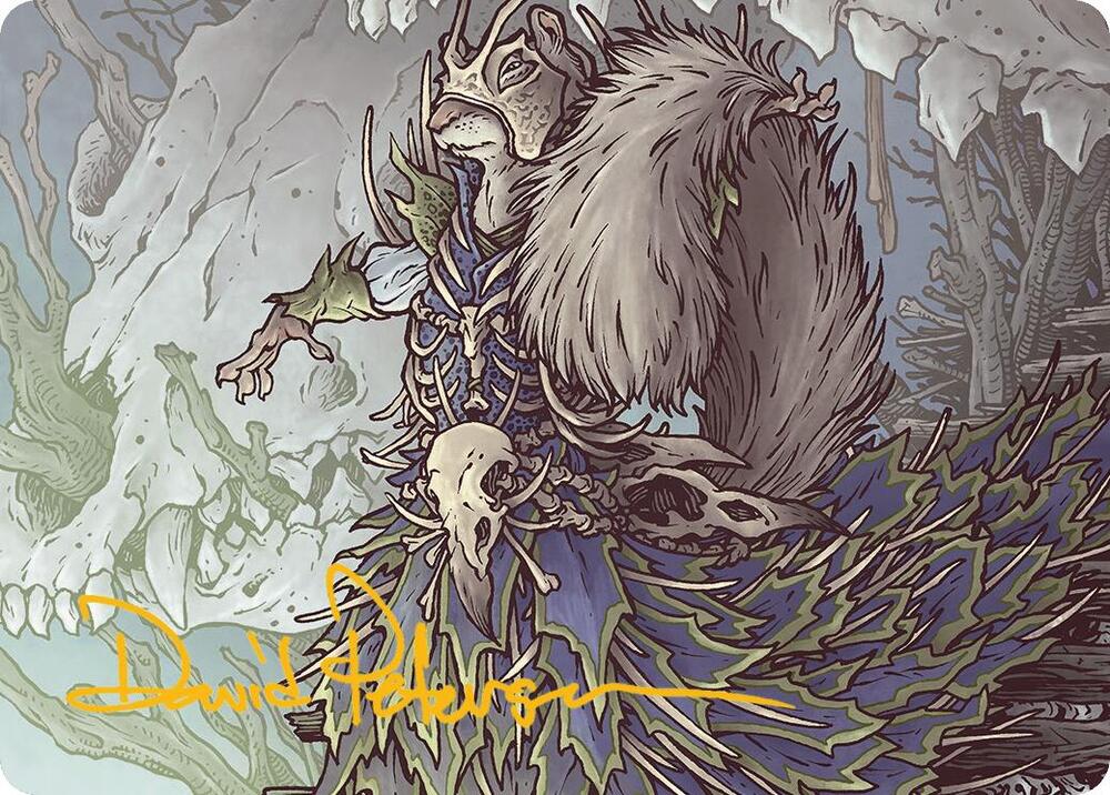 Camellia, the Seedmiser Art Card (Gold-Stamped Signature) [Art Series: Bloomburrow] 47