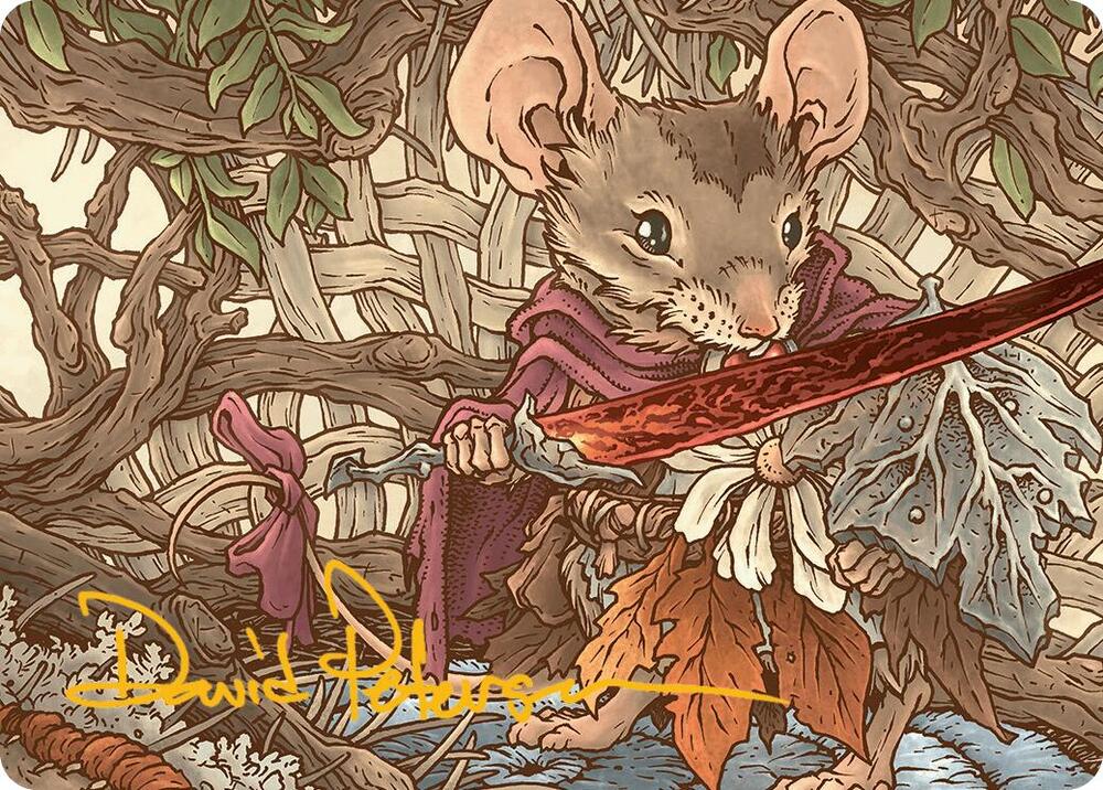 Mabel, Heir to Cragflame Art Card (Gold-Stamped Signature) [Art Series: Bloomburrow] 45