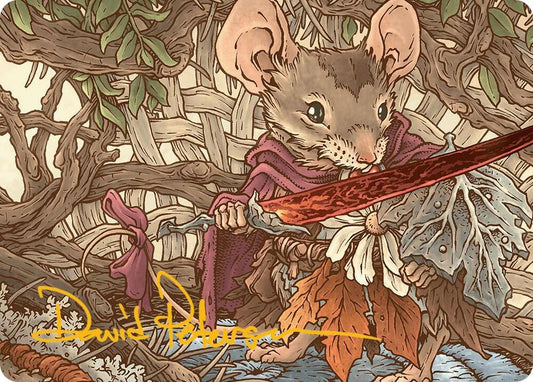 Mabel, Heir to Cragflame Art Card (Gold-Stamped Signature) [Art Series: Bloomburrow] 45