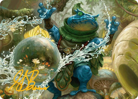 Pond Prophet Art Card (Gold-Stamped Signature) [Art Series: Bloomburrow] 29