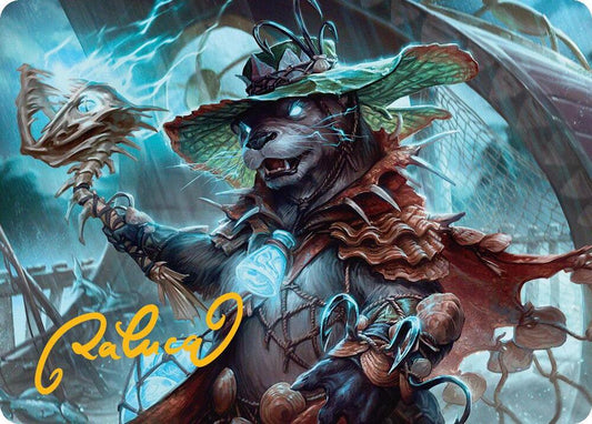 Tempest Angler Art Card (Gold-Stamped Signature) [Art Series: Bloomburrow] 30