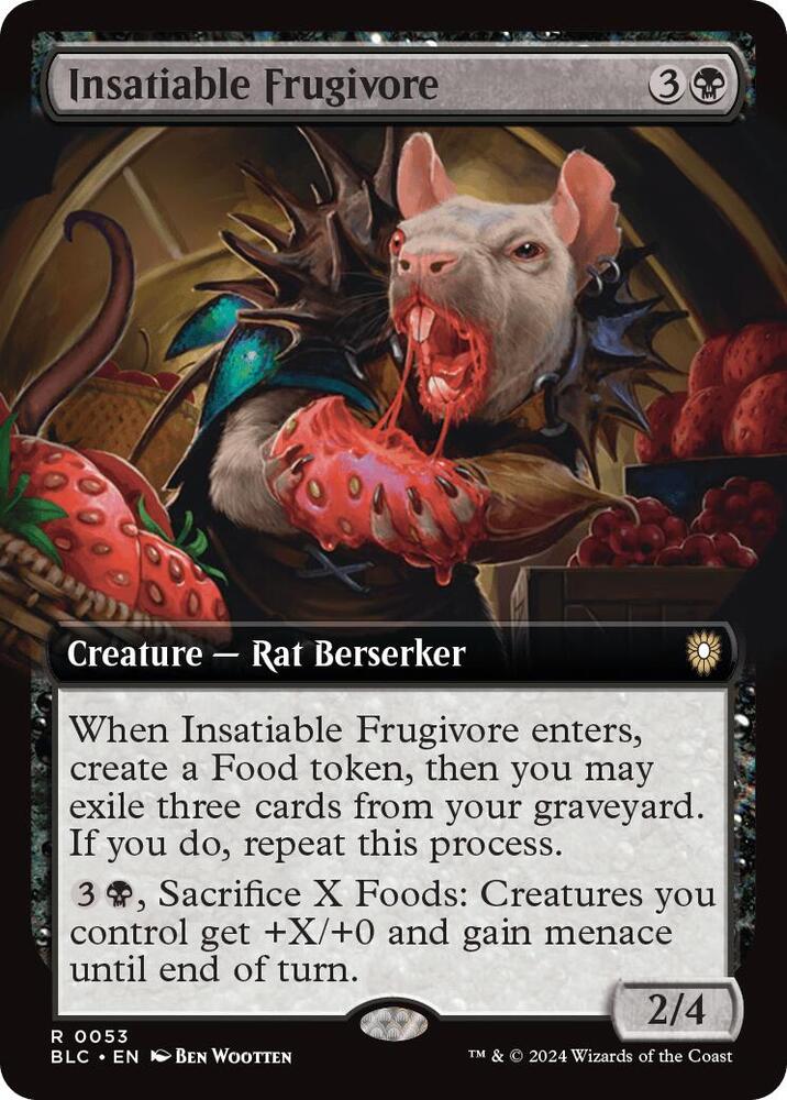 Insatiable Frugivore (Extended Art) [Commander: Bloomburrow] 53