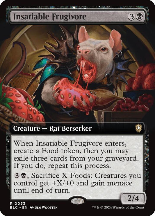 Insatiable Frugivore (Extended Art) [Commander: Bloomburrow] 53