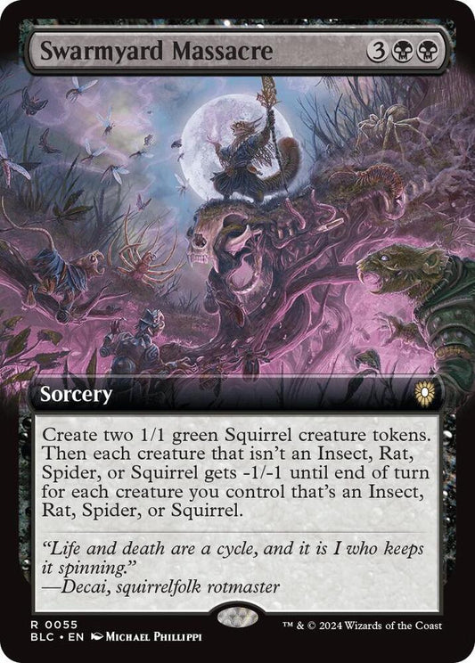 Swarmyard Massacre (Extended Art) [Commander: Bloomburrow] 55