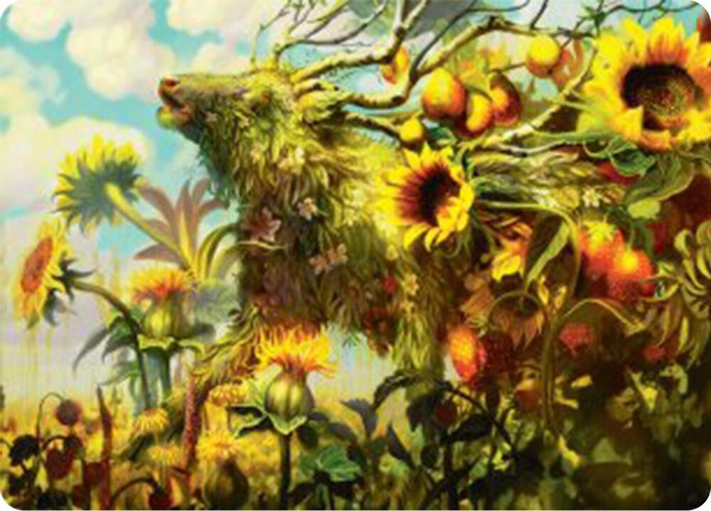 Beza, the Bounding Spring Art Card [Art Series: Bloomburrow] 1